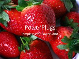 powerpoint template: digital representation of strawberry creating powerpoint template: digital representation of strawberry creating, Presentation templates
